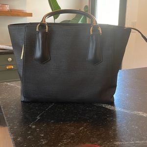 Dagne Dover the Signature Mini Tote- Onyx Black